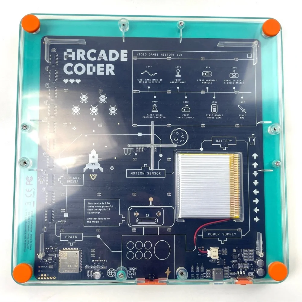 Arcade Coder by Tech Will Save Us Educational Games Console, Ages 6-12 a…